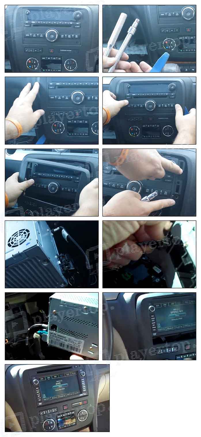 installer autoradio buick enclave 2007 2012